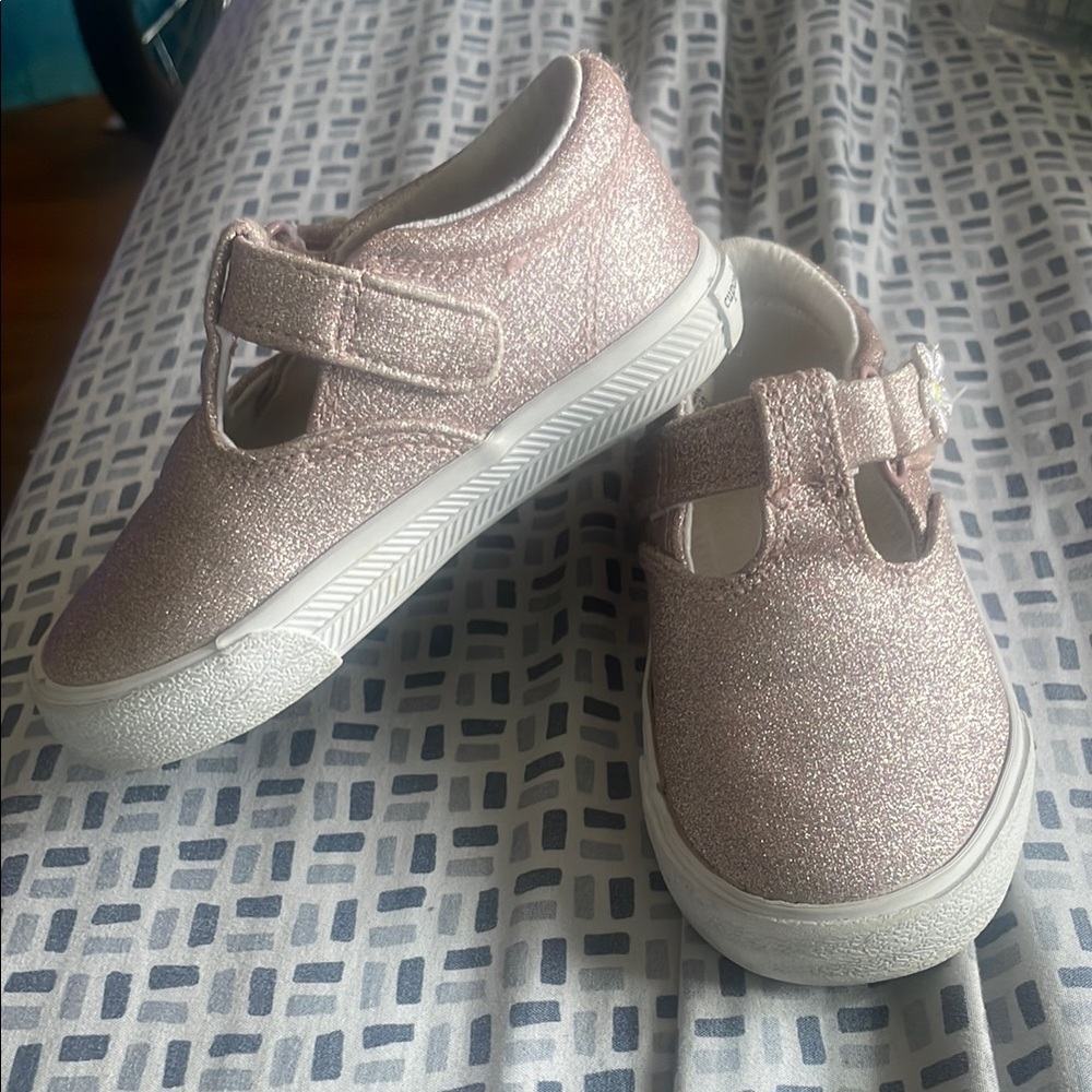 Glittery Pink Kids Shoes